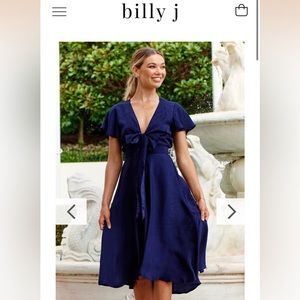 new with tags - Billy J Sunny Daze Dress in Navy. Size 10